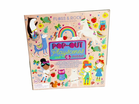 अच्छी कीमत विशाल 20pcs कागज Jigsaw पहेली पॉप आउट इंद्रधनुष परी मंजिल पहेली ऑनलाइन